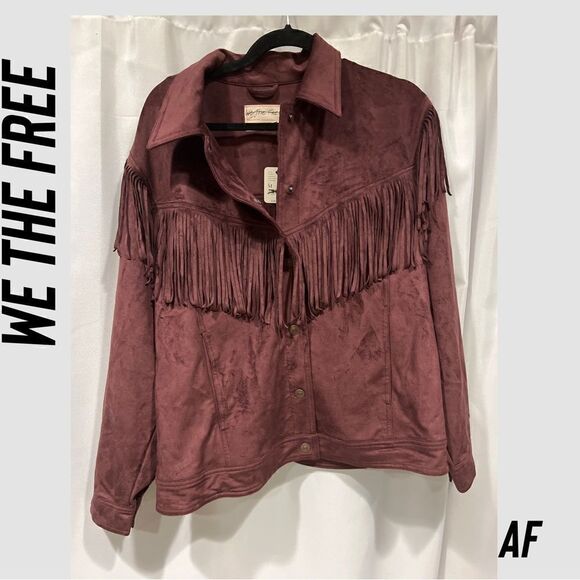 WE THE FREE COSMIC KARMA JACKET IN WINE NWT - Picture 3 of 11